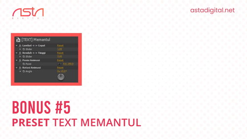 05. Text Memantul - ASTADIGITAL.NET