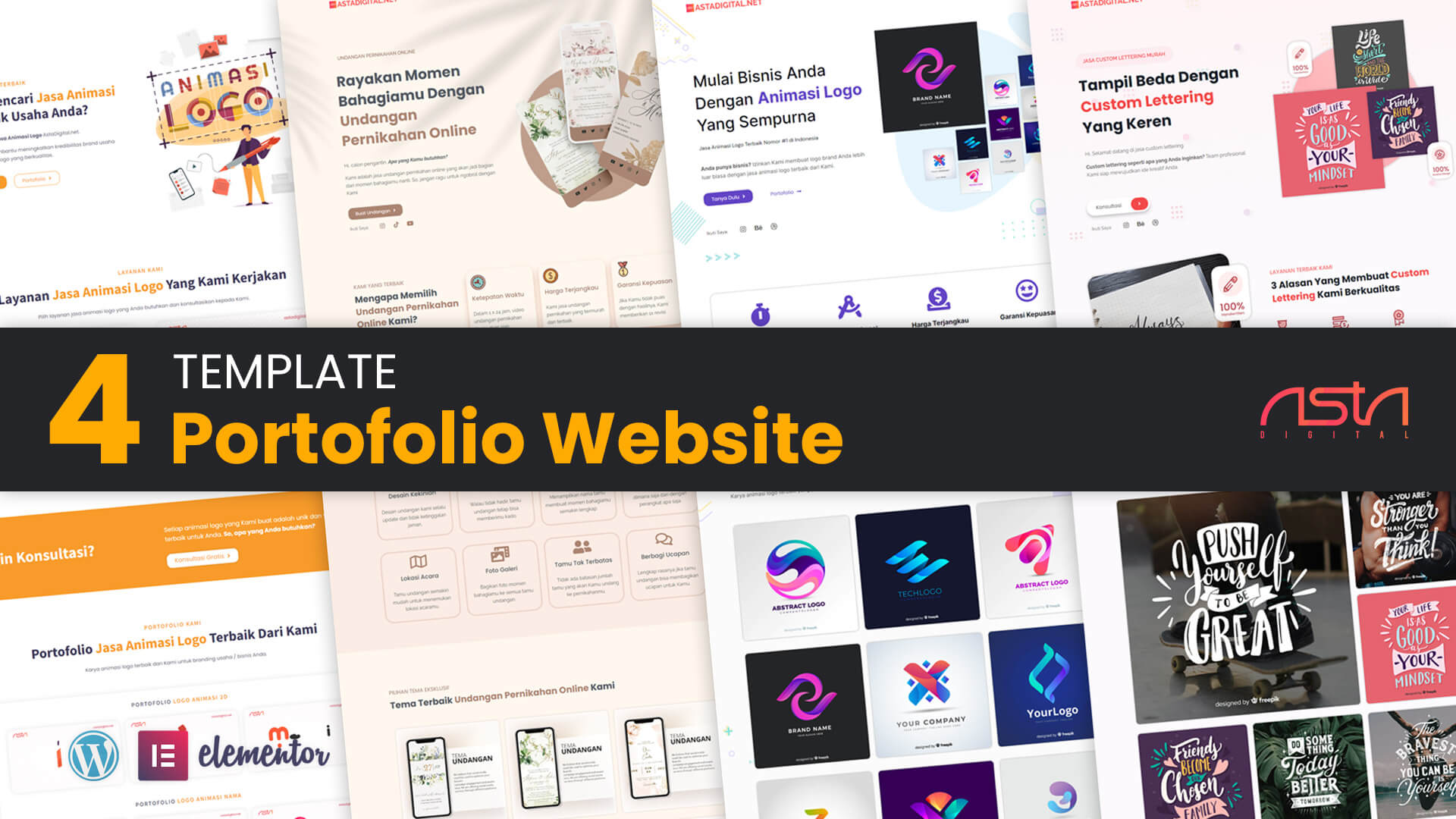 Template 4 Portofolio Website