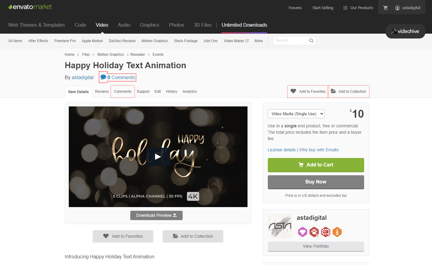 Kelas Motion Expert Envato